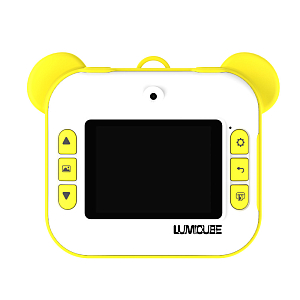 Фотоаппарат моментальной печати LUMICUBE "Lumicam" DK04 "YELLOW PAINT"